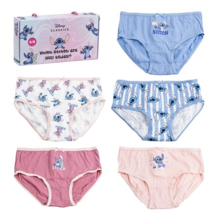 Disney, Stitch pack bragitas single jersey (5 piezas)
