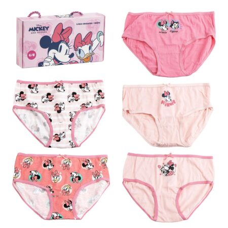 Disney, Minnie pack bragitas single jersey (5 piezas)