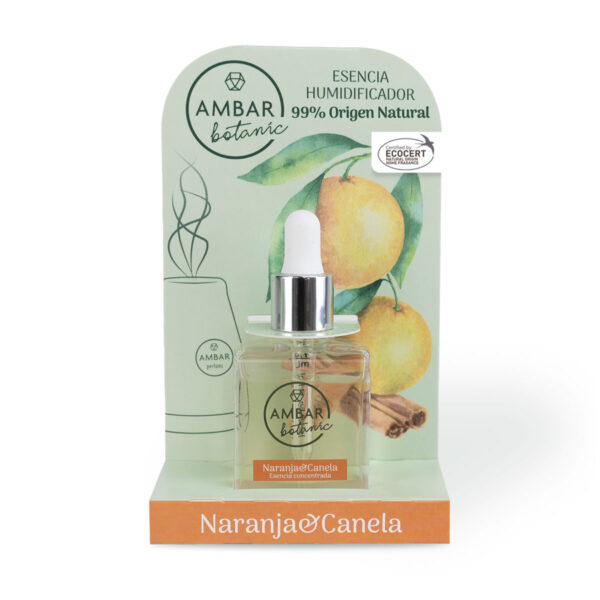 Ambar, esencia humificador aromaterapia naranja & canela