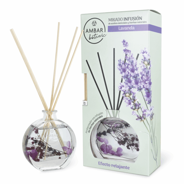 Ambar, mikado infusión lavanda