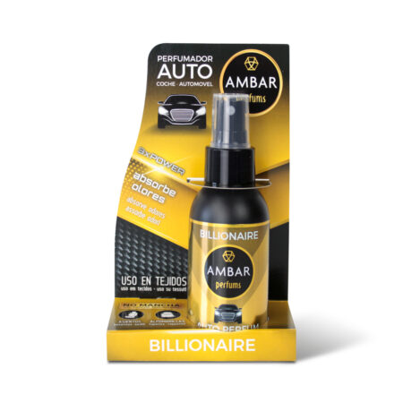 Ambar, ambientador auto perfum billionaire