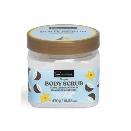 IDC, exfoliante corporal coco y vainilla (470 g)
