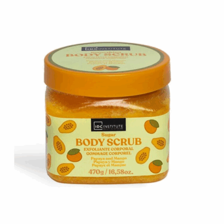 IDC, exfoliante corporal papaya y mango (470 g)