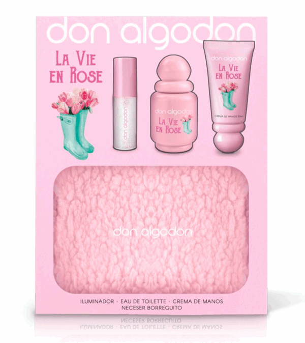 Don Algodon, set de regalo La vie en rose mujer