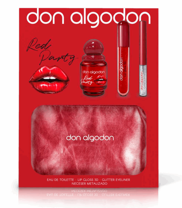 Don Algodon, set de regalo Red Party