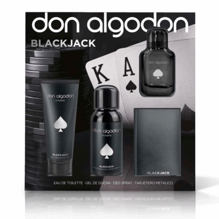 Don Algodon, set de regalo Black Jack hombre