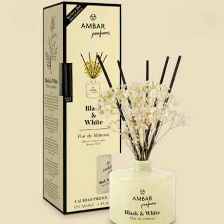 Ambar, mikado Flor de Mimosa