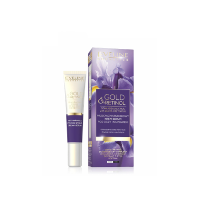 Eveline, crema-serum antiarrugas para ojos y párpados (15 ml)