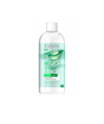 Eveline, agua micelar organic aloe+collagen (500 ml)