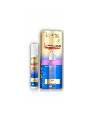 Eveline, bio hyaluron roll-on antiarrugas para ojos y párpados (15 ml)