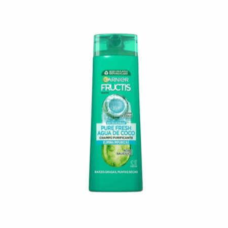 Garnier, fructis agua de coco champú purificante (380 ml)