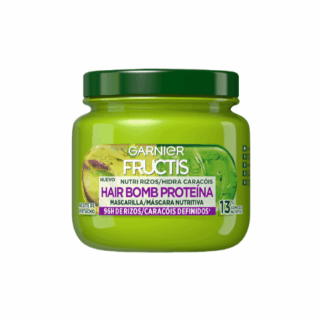 Garnier, fructis hair bomb proteína mascarilla 96h de rizos (320 ml)