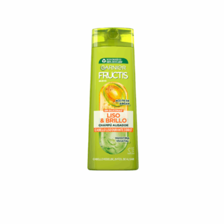 Garnier, fructis liso & brillo champú alisador (380 ml)