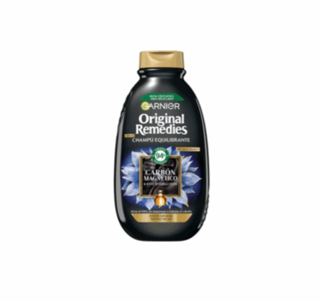 Garnier, original remedies champú cabón magnético (400 ml)