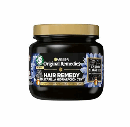 Garnier, original remedies mascarilla carbón magnético hair remedy (340 ml)