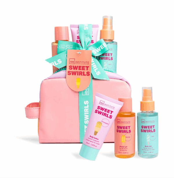 IDC, set de productos esenciales con neceser Sweet Swirls