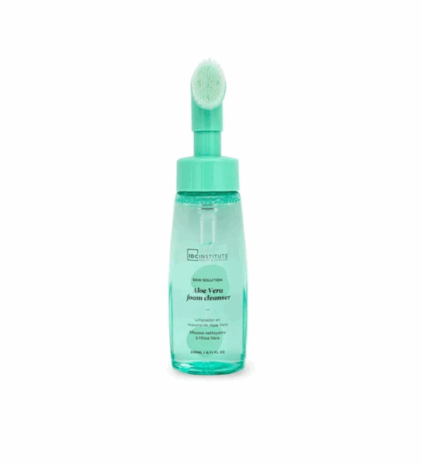 IDC, limpiador en espuma de Aloe Vera con exfocepillo (240 ml)