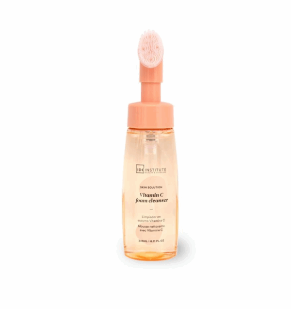 IDC, limpiador en espuma de Vitamina C con exfocepillo (240 ml)