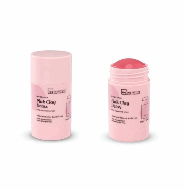 IDC, jabón facial détox de arcilla rosa (25 g)
