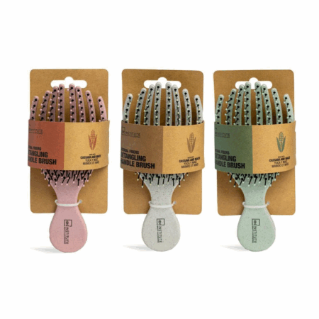 IDC, cepillo natural fibers detangling handle brush