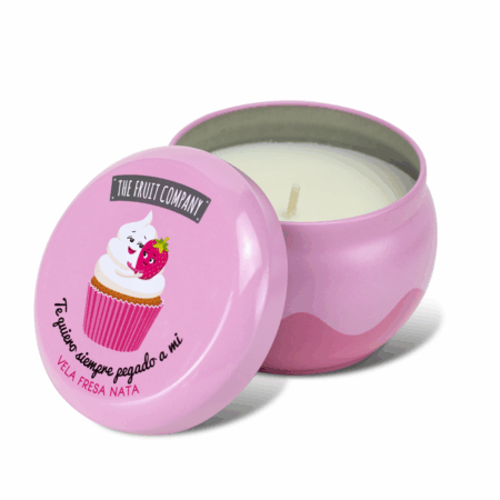 The Fruit Company, velas perfumadas fresa nata