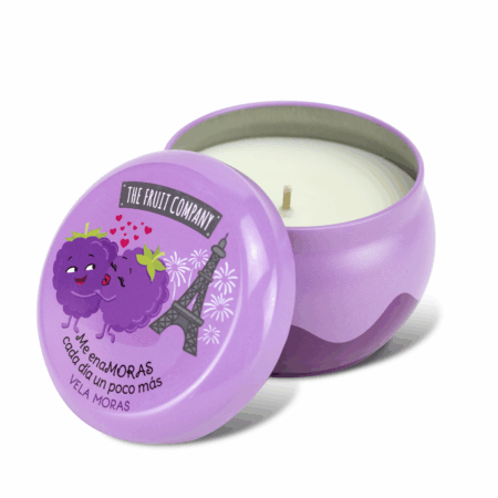 The Fruit Company, velas perfumadas mora