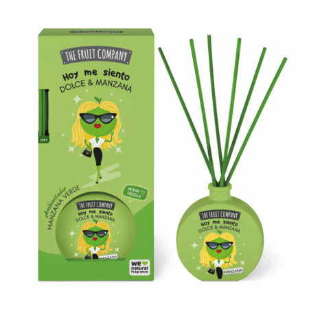 The Fruit Company, ambientador mikado manzana verde