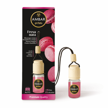 Ambar, ambientador coche fresa nata