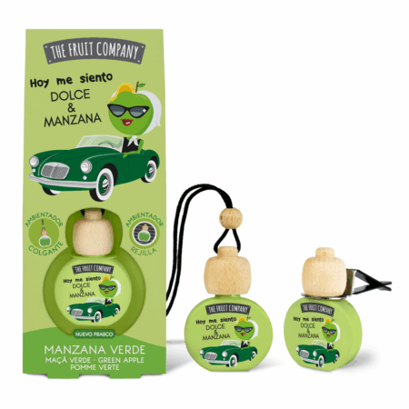 The Fruit Company, ambientador coche manzana verde