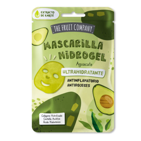 The Fruit Company, mascarill facial hidrogel aguacate ultrahidratante