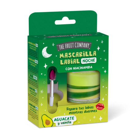 The Fruit Company, mascarilla labial noche aguacate y vainilla-niacinamida