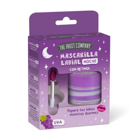 The Fruit Company, mascarilla labial noche uva-retinol