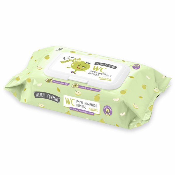 The Fruit Company, papel higiénico húmedo manzana