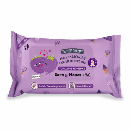 The Fruit Company, toallitas húmedas moras