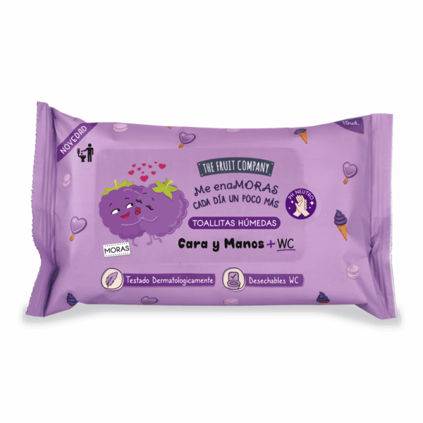 The Fruit Company, toallitas húmedas moras